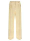 Moncler Beige Baumwoll-Anzughose