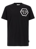 Philipp Plein Schwarzes Baumwoll-T-Shirt