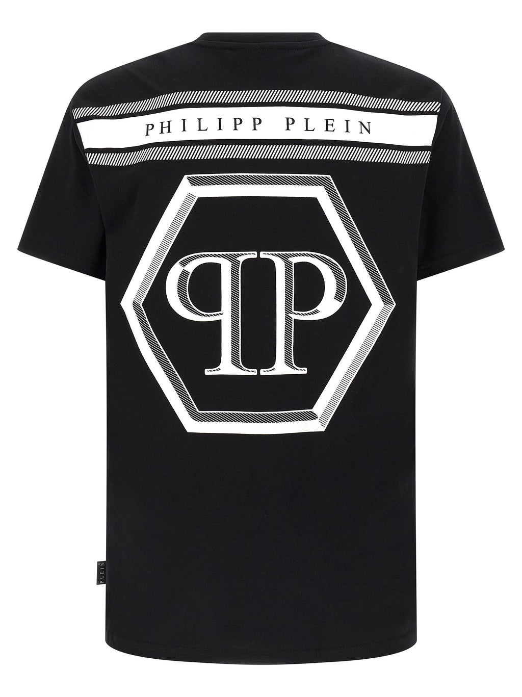 Philipp Plein Schwarzes Baumwoll-T-Shirt