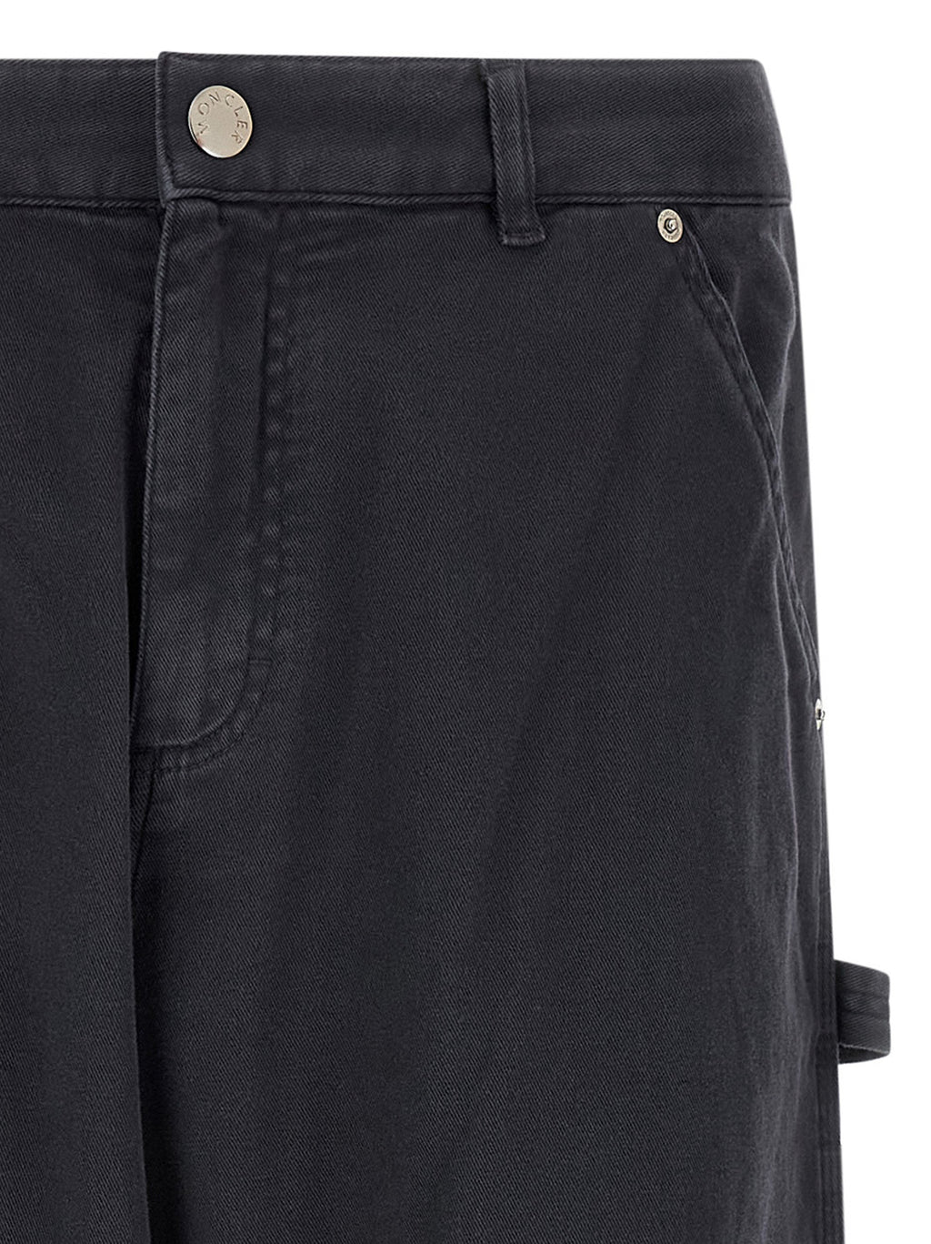 Moncler Zweifarbige Cargohose aus Baumwolle