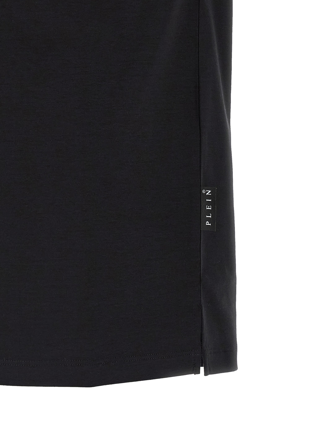 Philipp Plein Schwarzes Baumwoll-Poloshirt