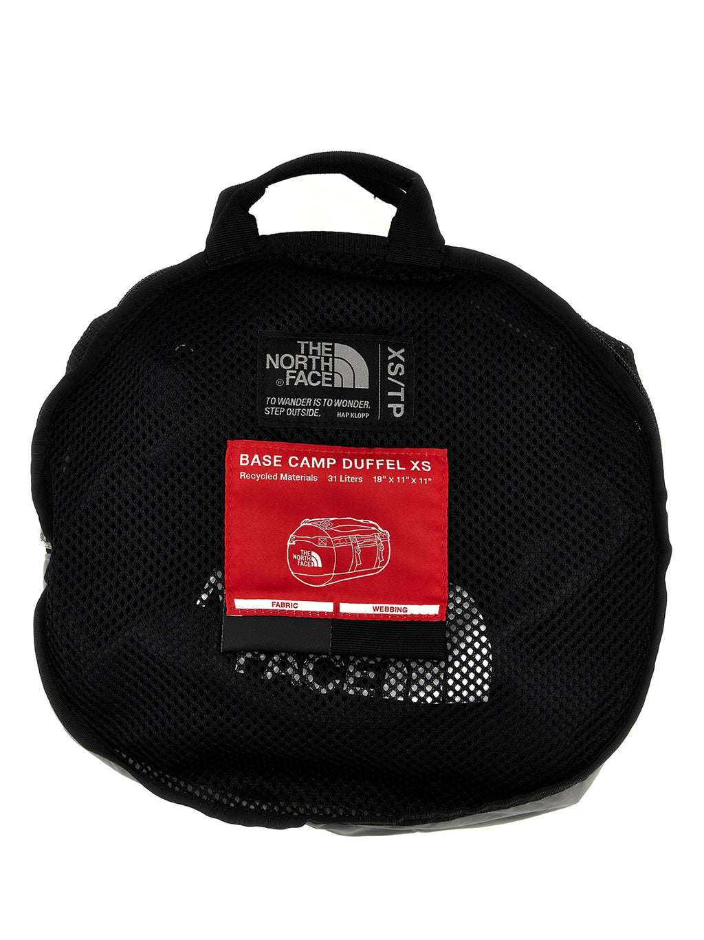 The North Face Schwarzer Rucksack aus recyceltem Polyester