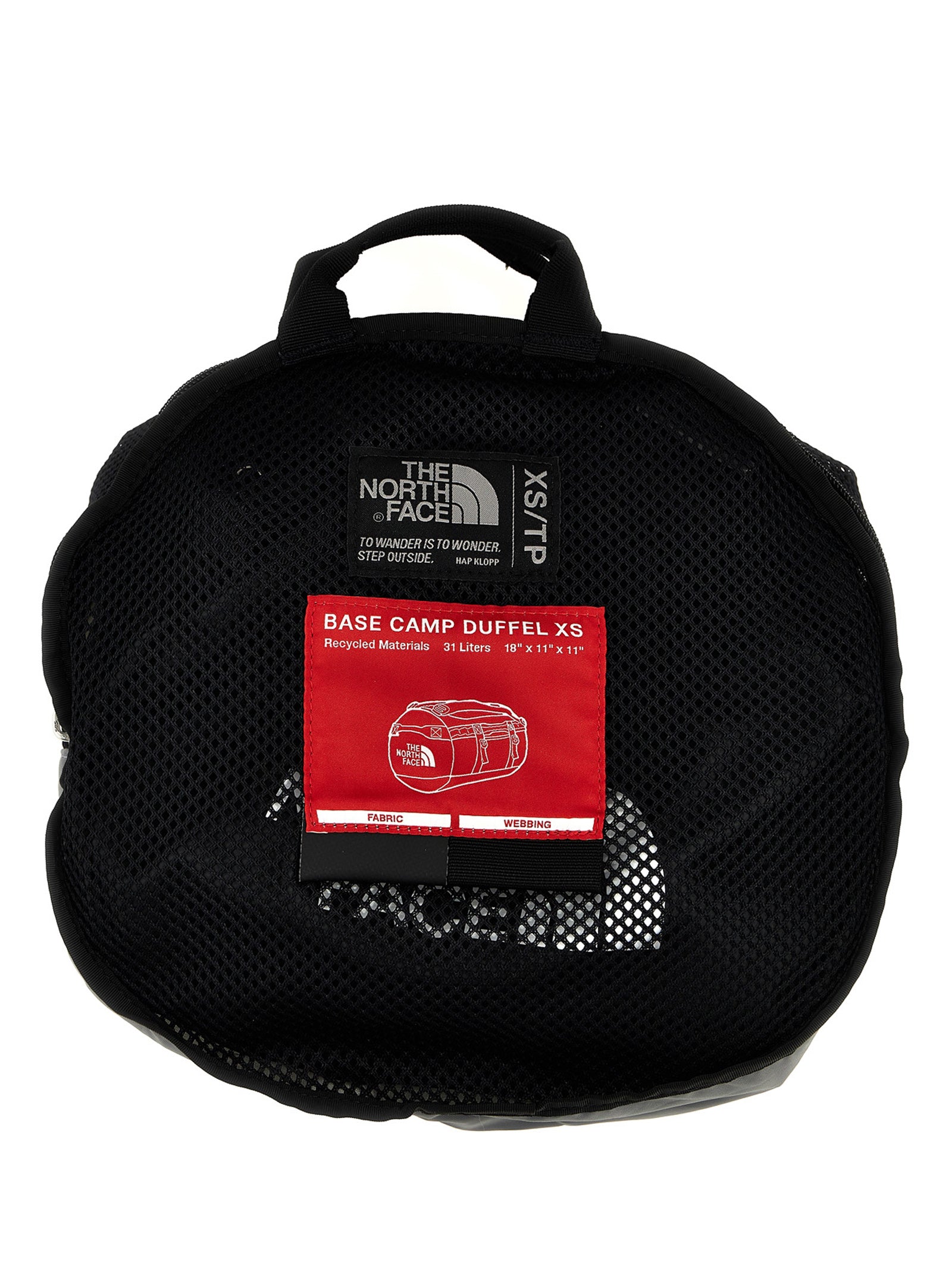 The North Face Schwarzer Rucksack aus recyceltem Polyester