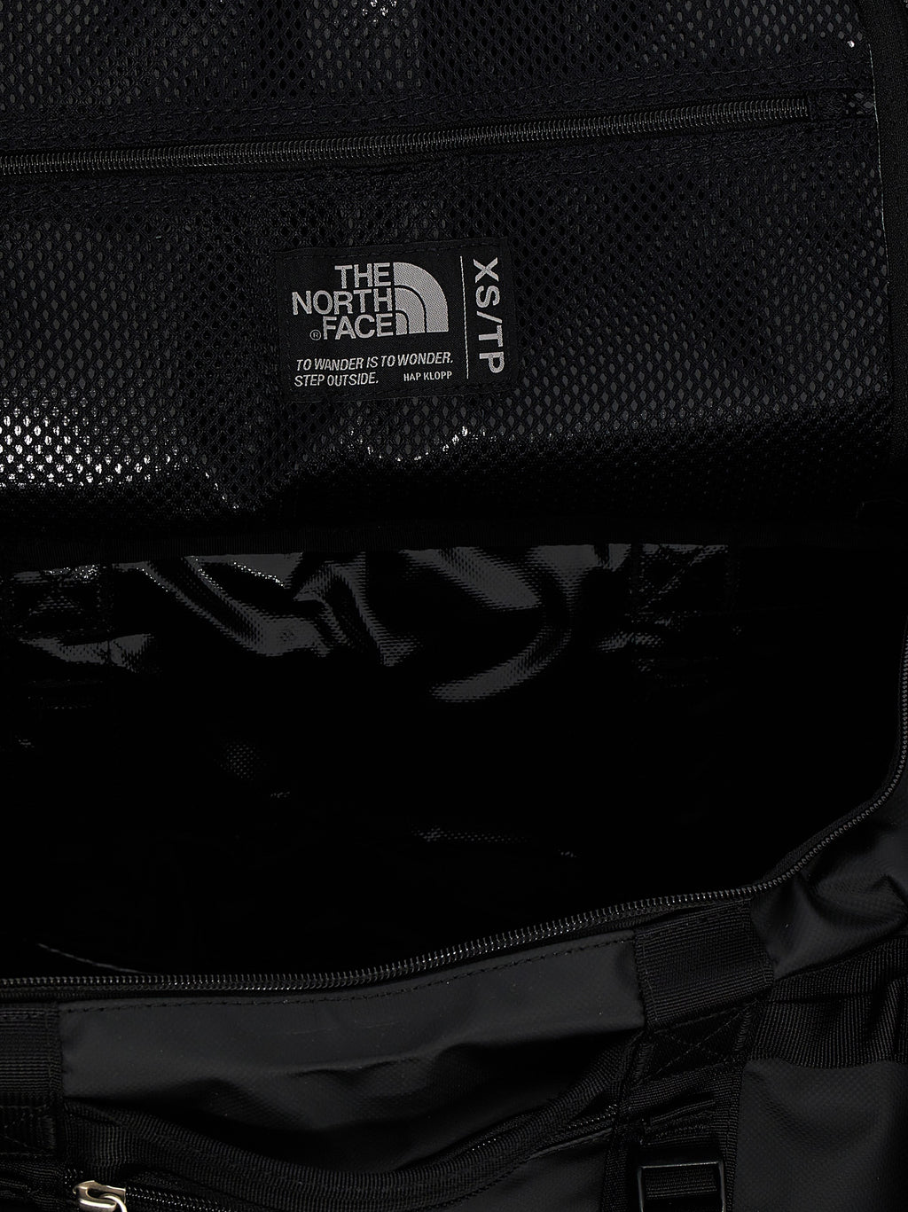 The North Face Schwarzer Rucksack aus recyceltem Polyester