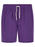 Polo Ralph Lauren Lila Polyester-Shorts