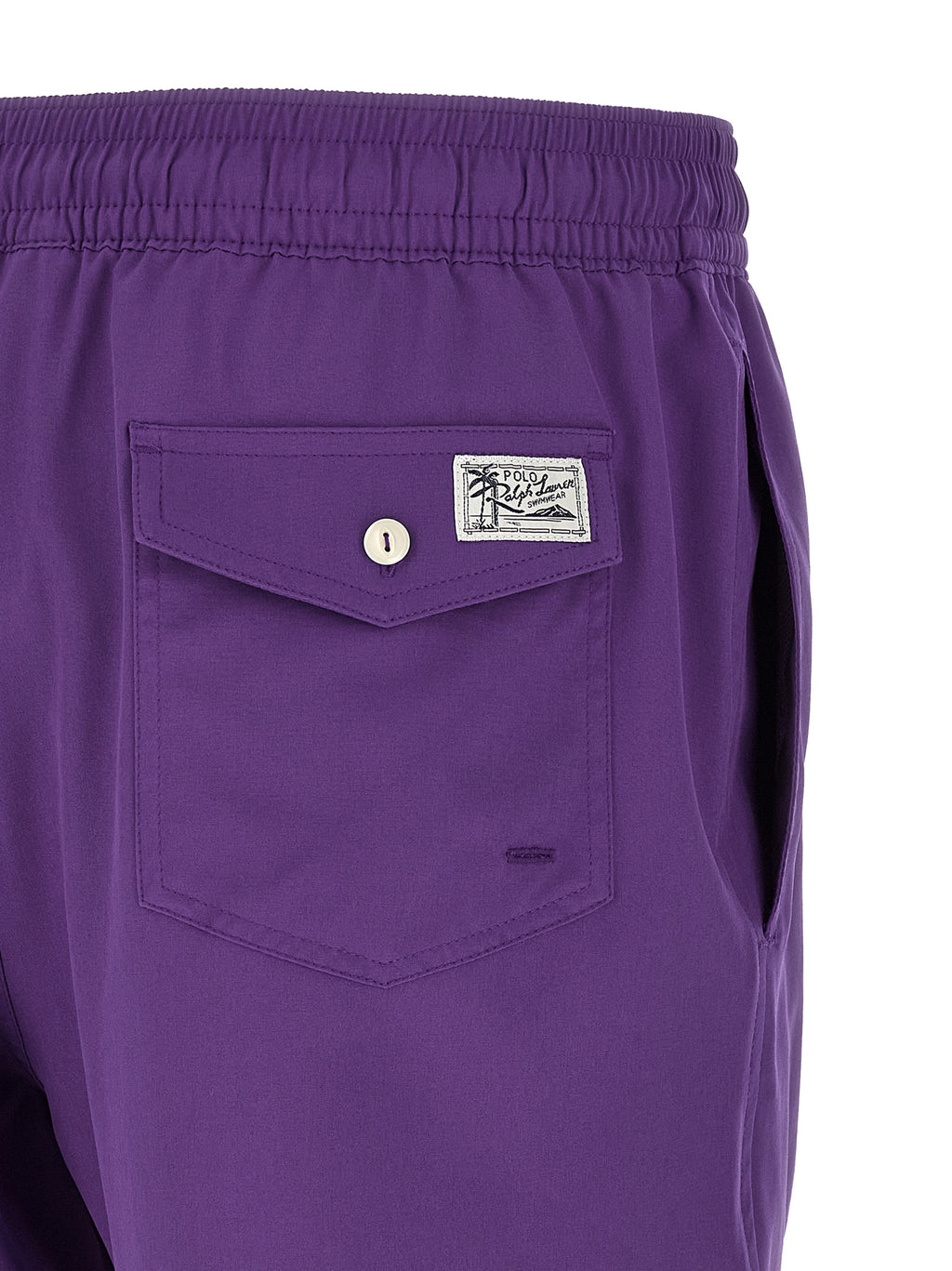 Polo Ralph Lauren Lila Polyester-Shorts