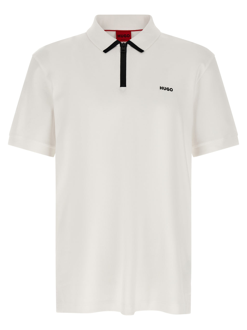 Hugo Boss Weißes Poloshirt aus Baumwolle
