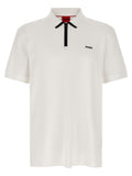 Hugo Boss Weißes Poloshirt aus Baumwolle