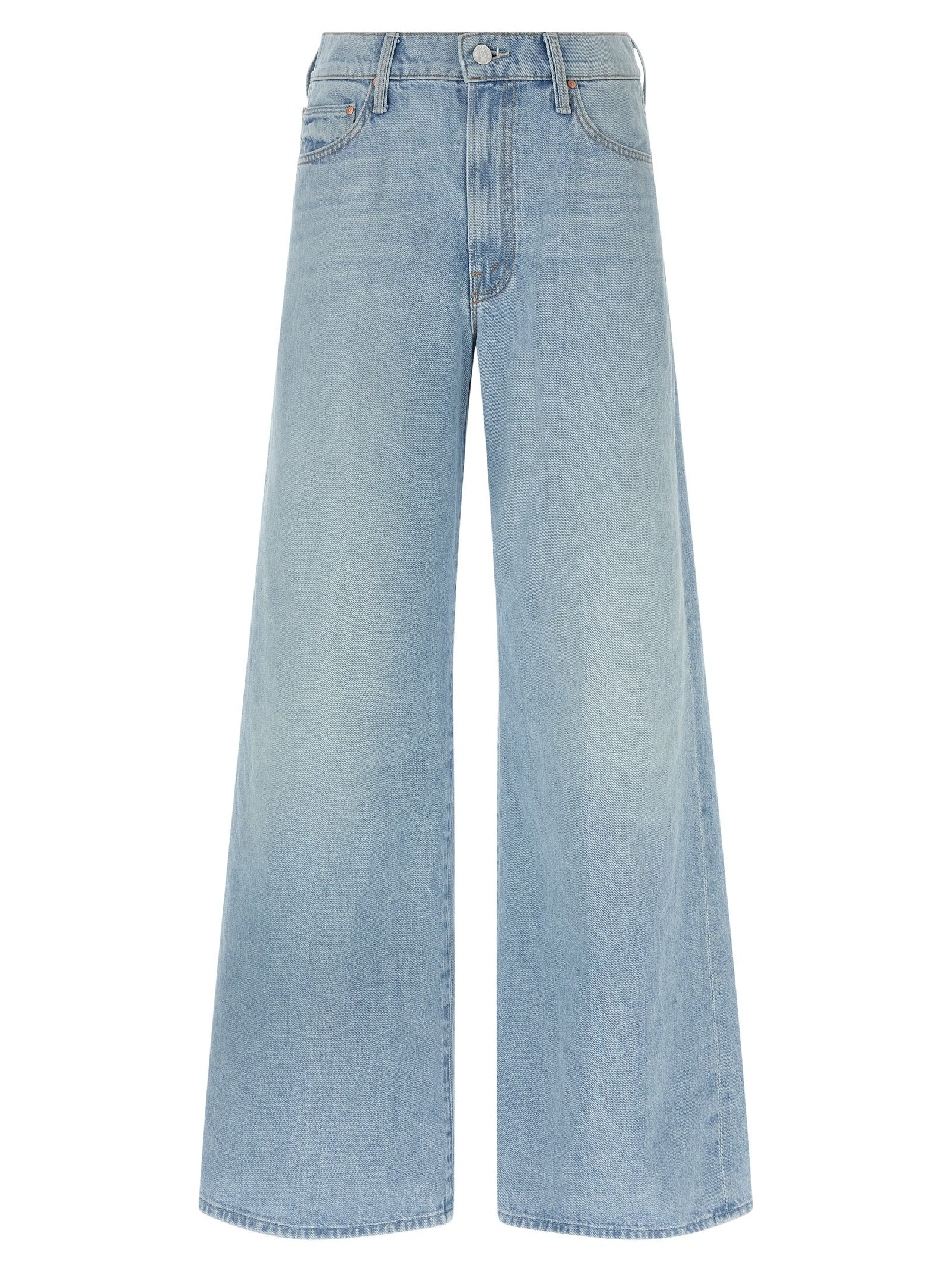 Mother Denim Blaue Baumwolljeans Denim