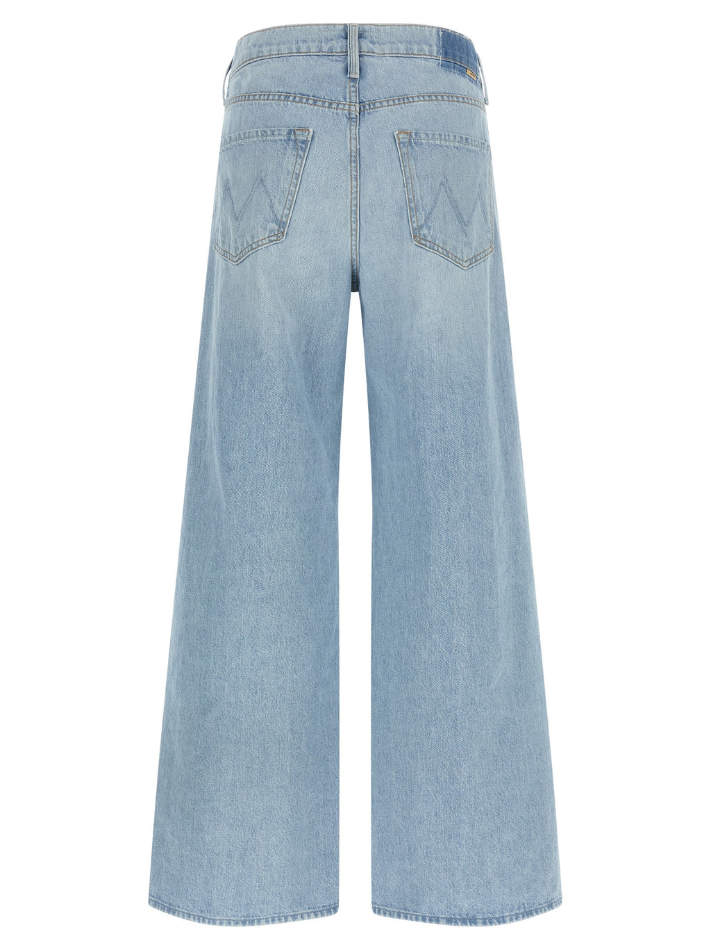 Mother Denim Blaue Baumwolljeans Denim