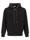 Moncler Schwarzes Polyamid-Sweatshirt