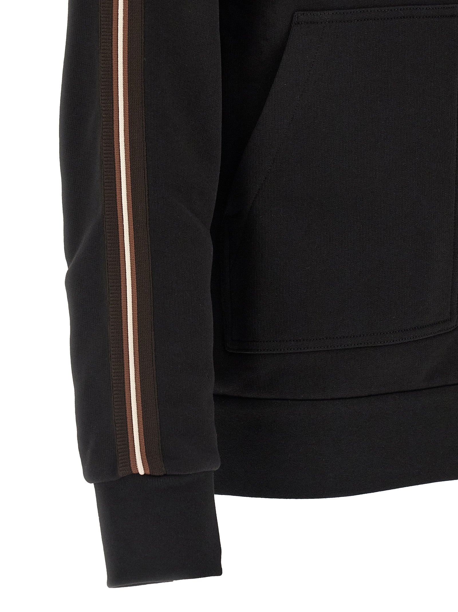 Moncler Schwarzes Polyamid-Sweatshirt