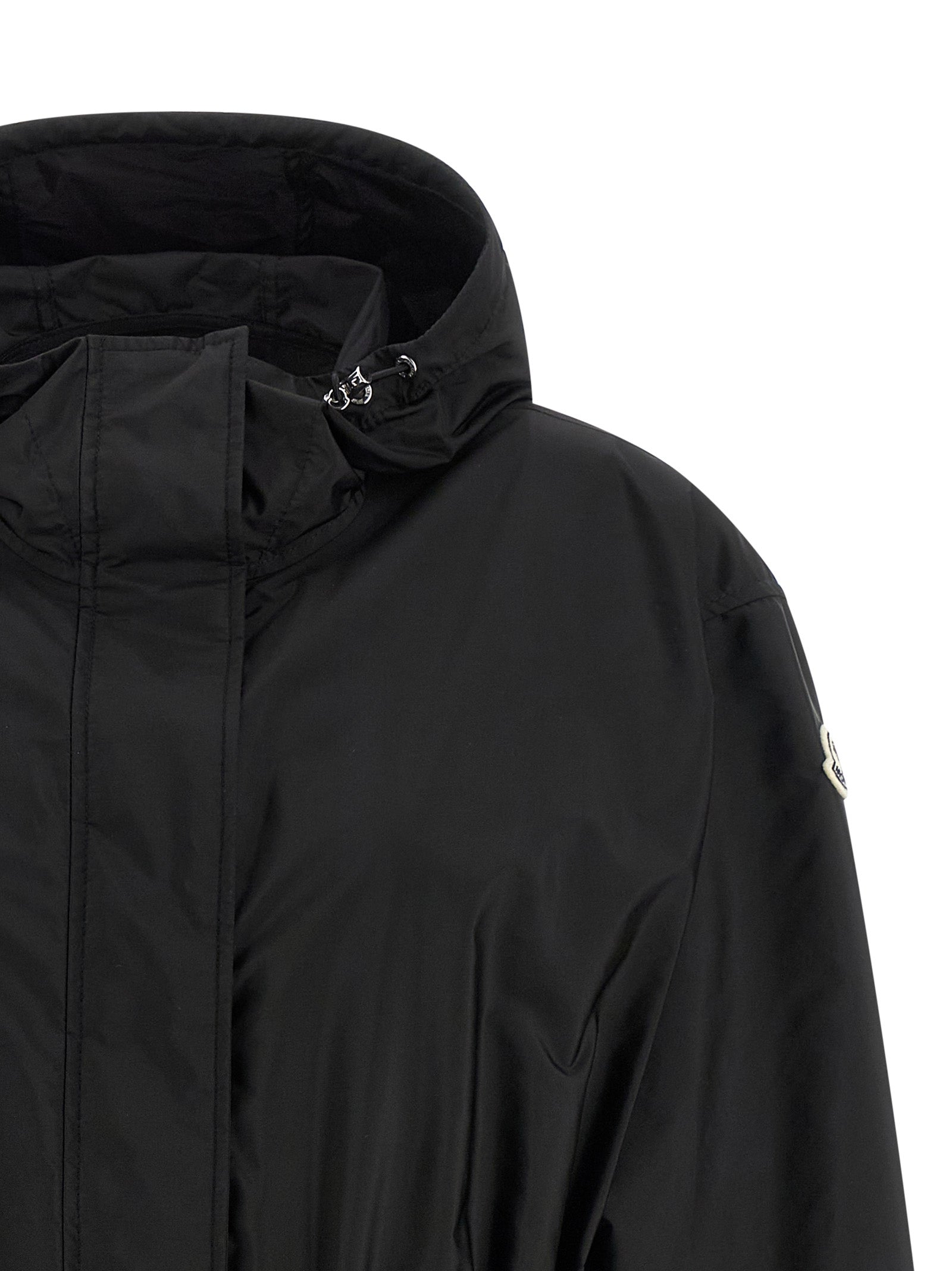 Moncler Schwarze Polyamid-Shell-Jacke