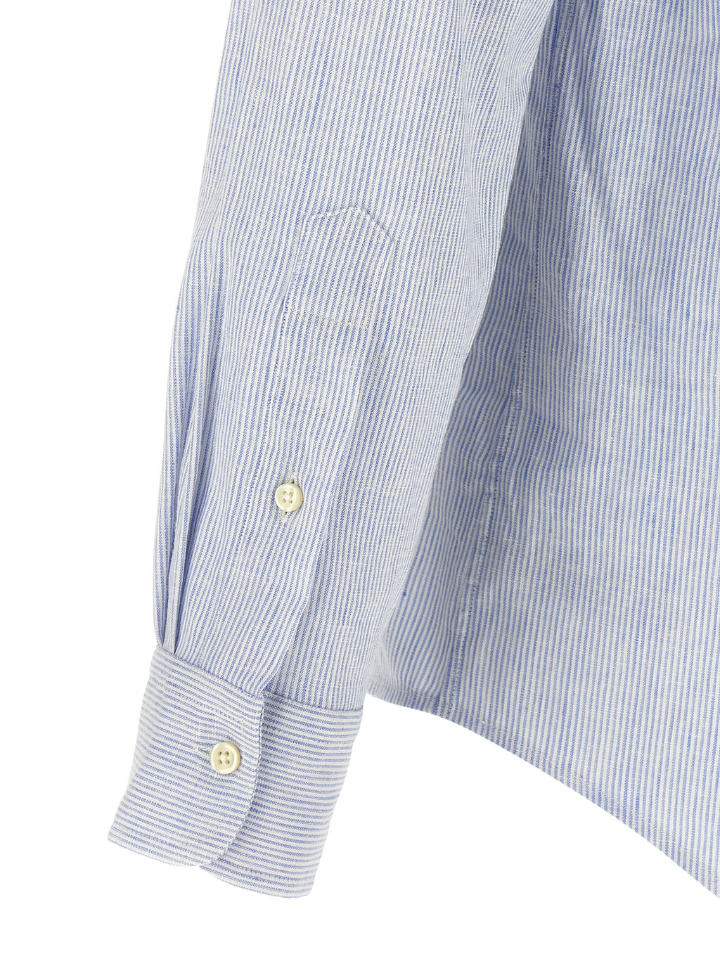 Polo Ralph Lauren Blaue Leinenbluse