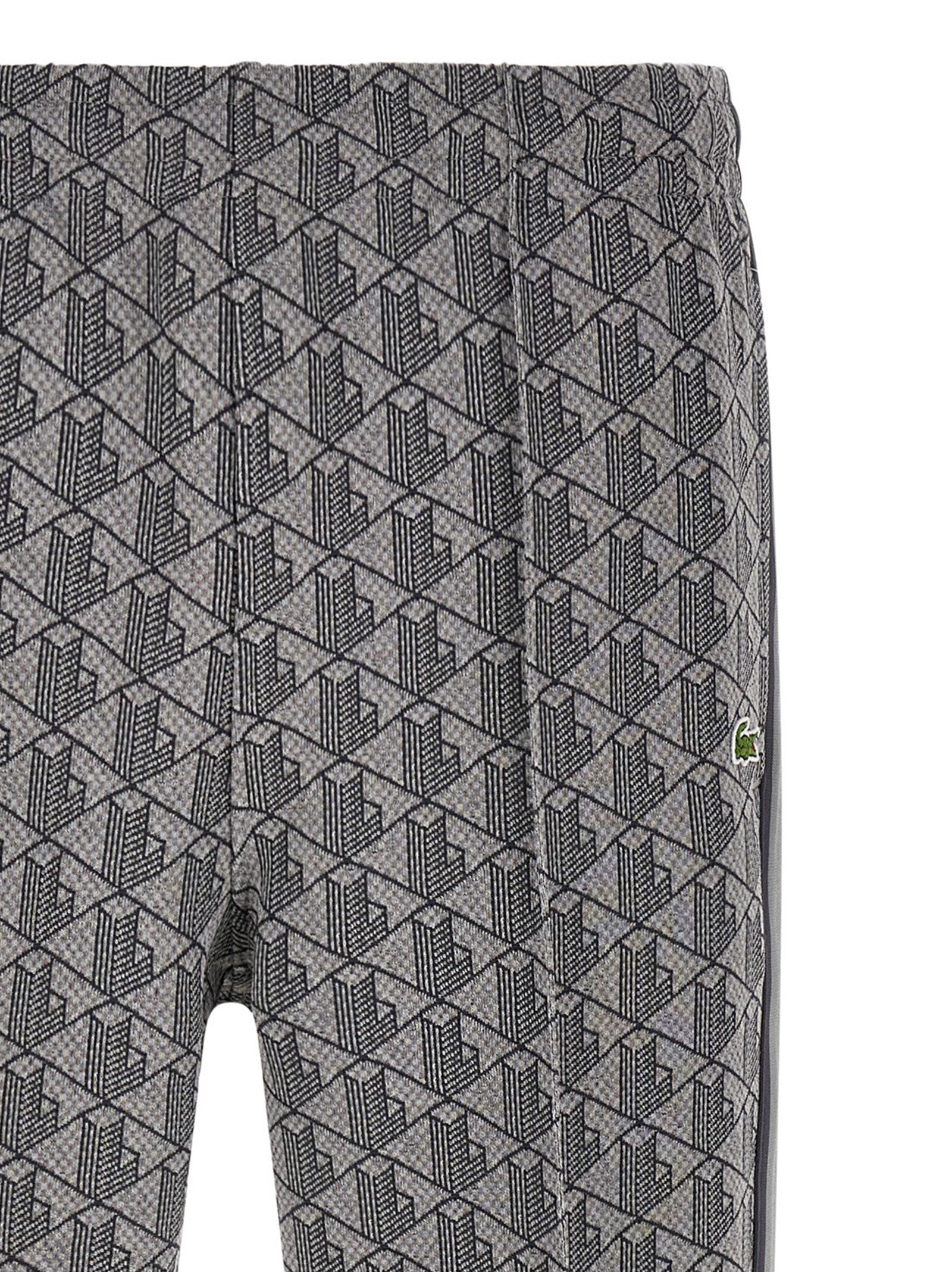 Lacoste Graue Jogginghose aus Polyester (Trainingshose)