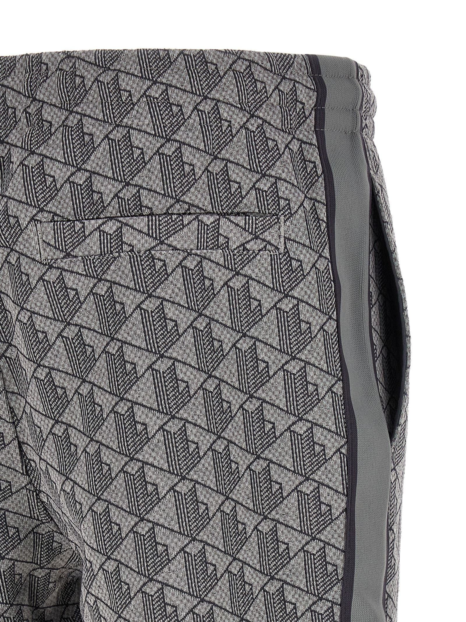 Lacoste Graue Jogginghose aus Polyester (Trainingshose)