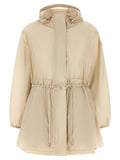 Moncler Beige Polyamide Shell Jacke