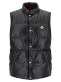 Moncler Ärmellose blaue Jacke aus Polyester