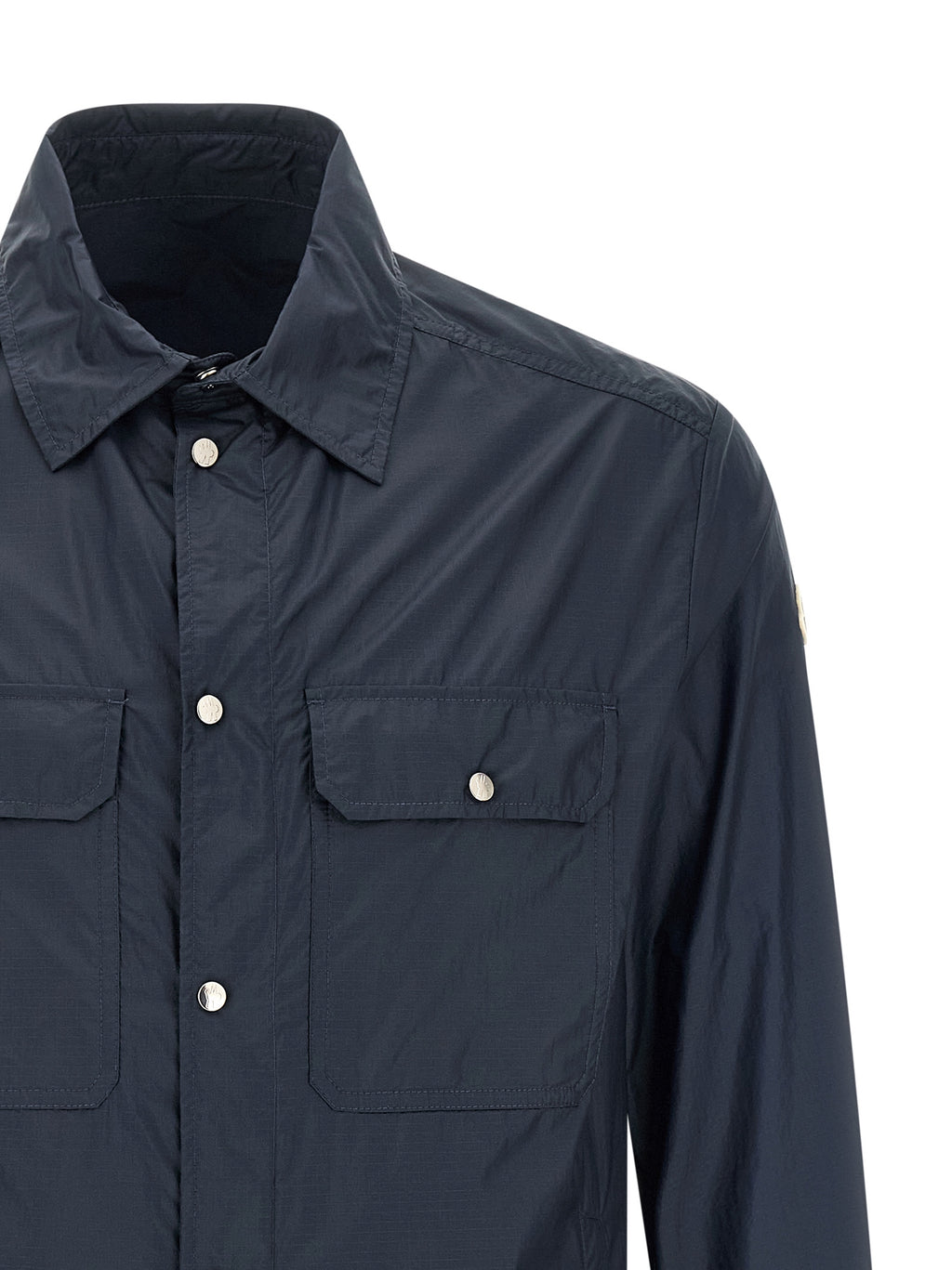 Moncler Blaue Polyamid-Bluse