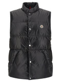 Moncler Schwarze ärmellose Jacke aus Polyester