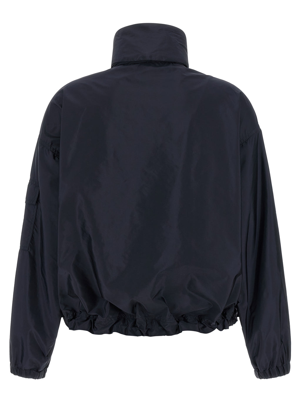 Moncler Blaue Shell-Jacke aus Polyamid