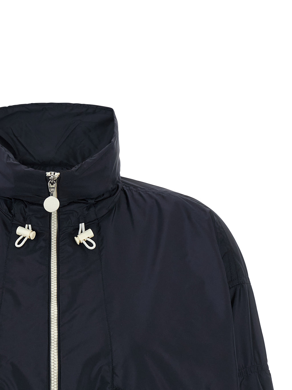 Moncler Blaue Shell-Jacke aus Polyamid