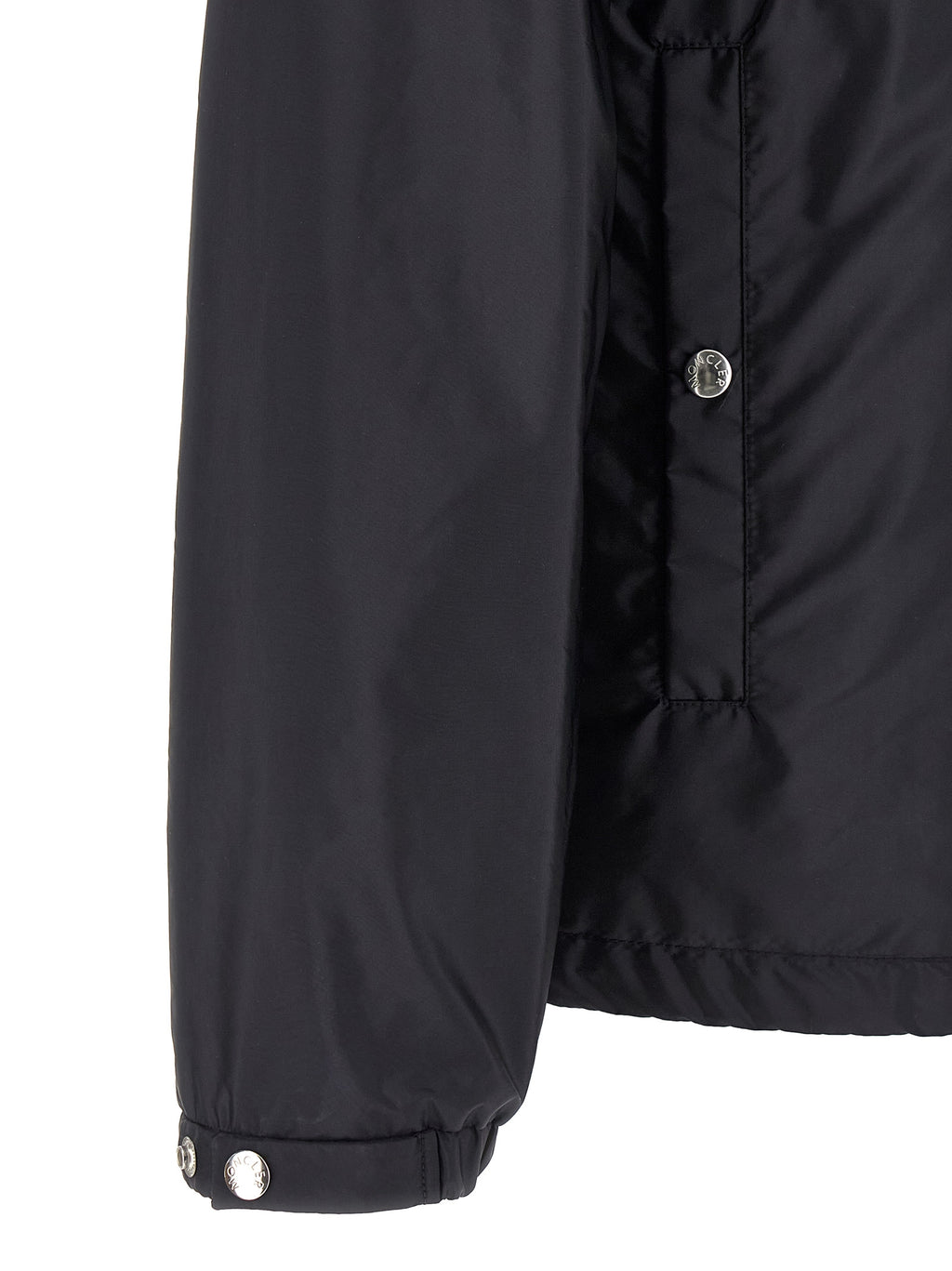 Moncler Blaue Shell-Jacke aus Polyamid