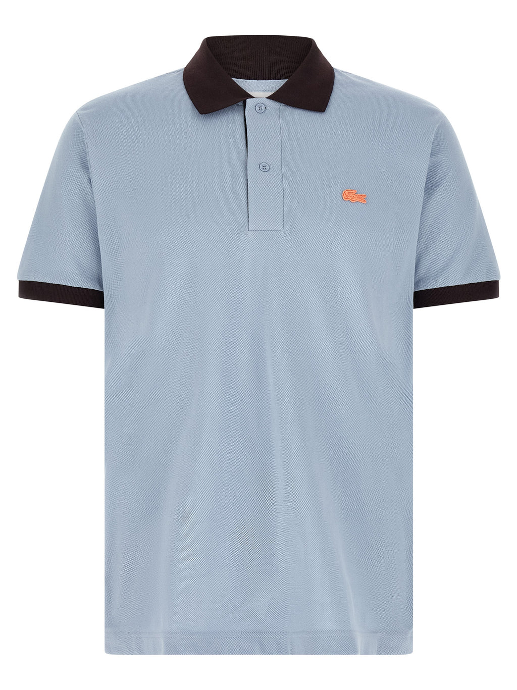 Lacoste Blaues Baumwoll-Polohemd