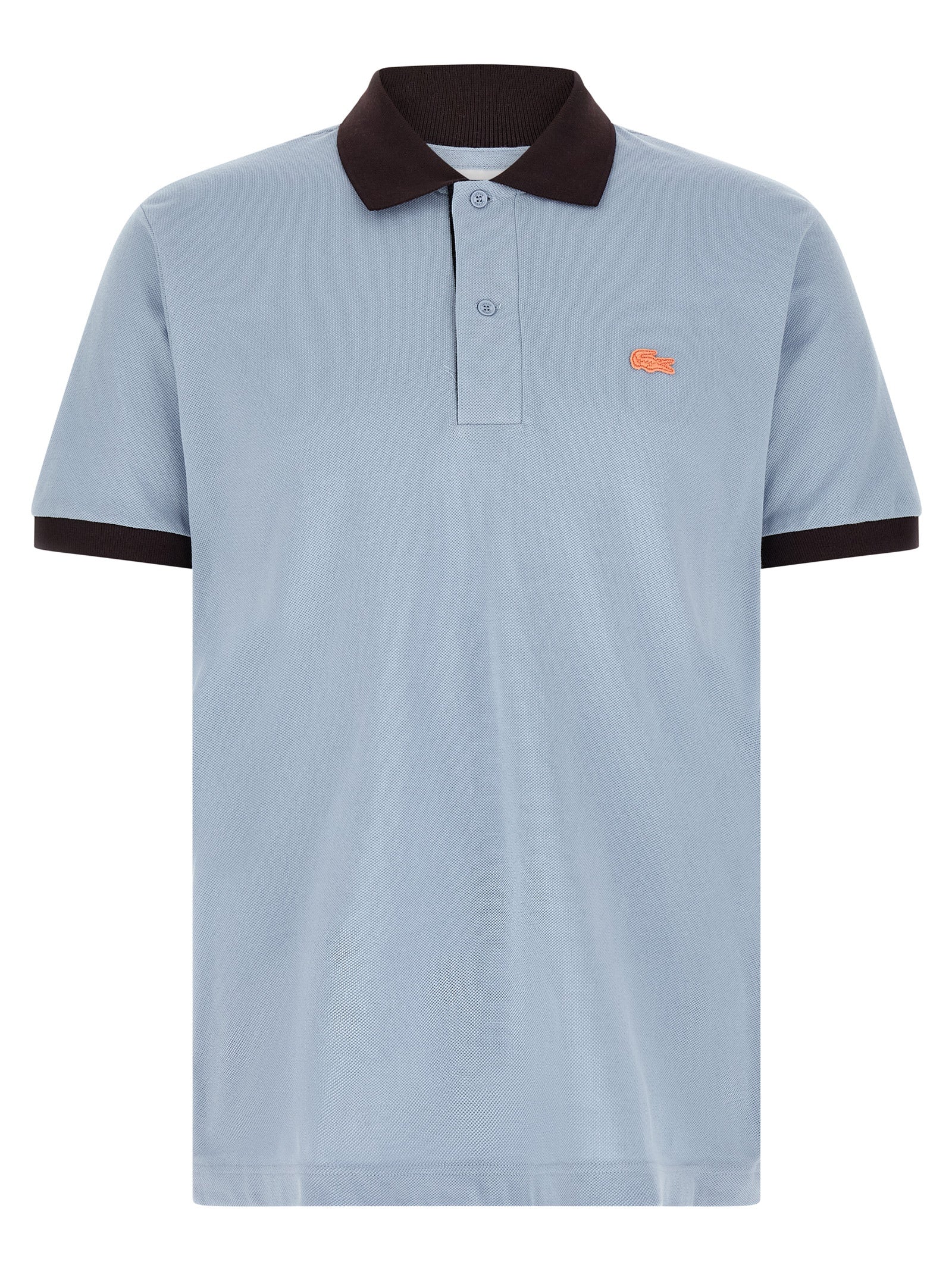 Lacoste Blaues Baumwoll-Polohemd