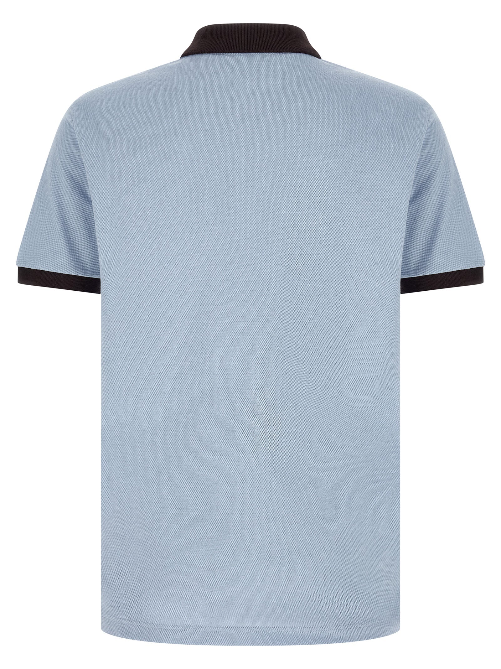 Lacoste Blaues Baumwoll-Polohemd