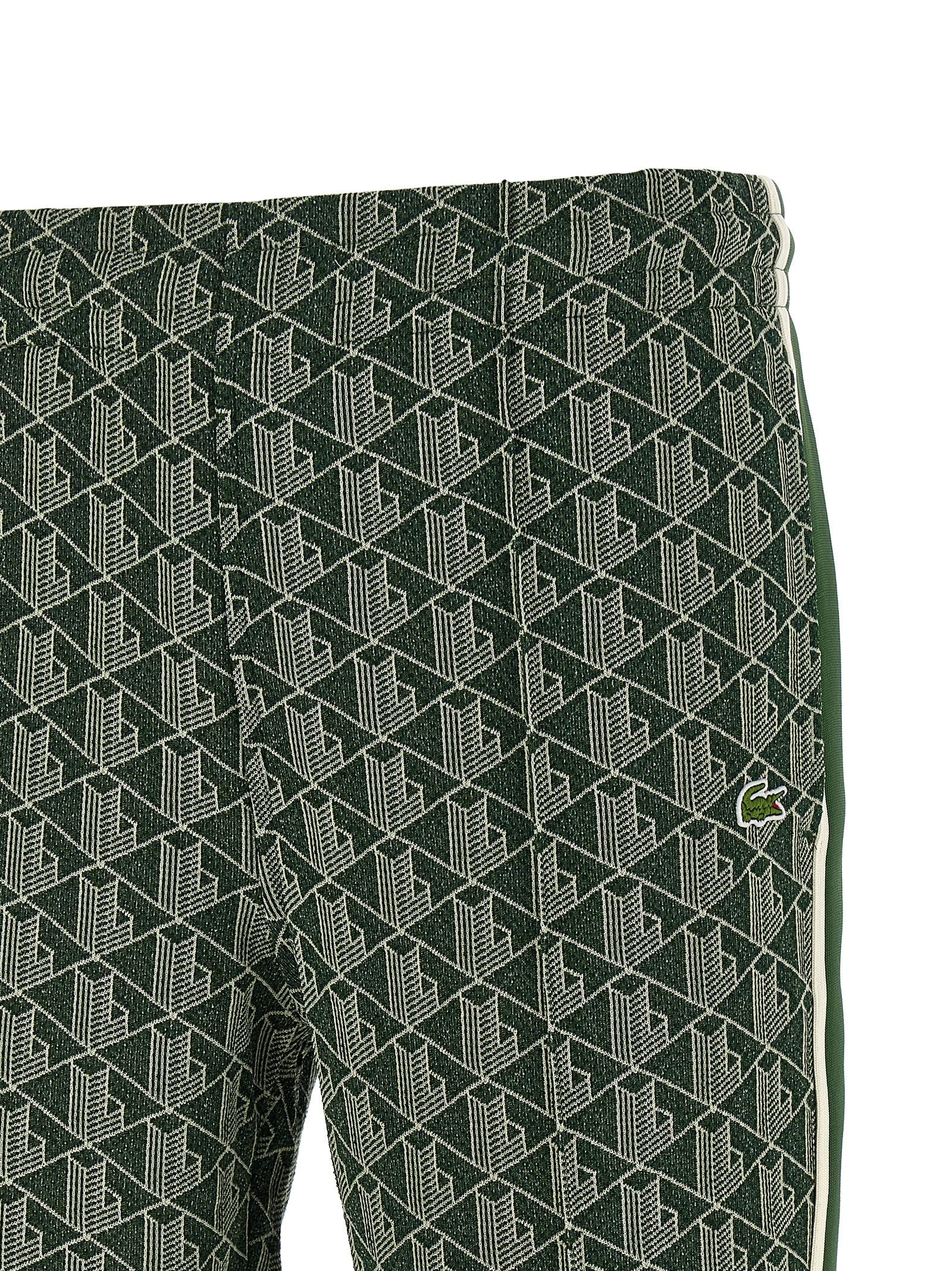Lacoste Zweifarbige Polyester-Jogginghose (Trainingshose)