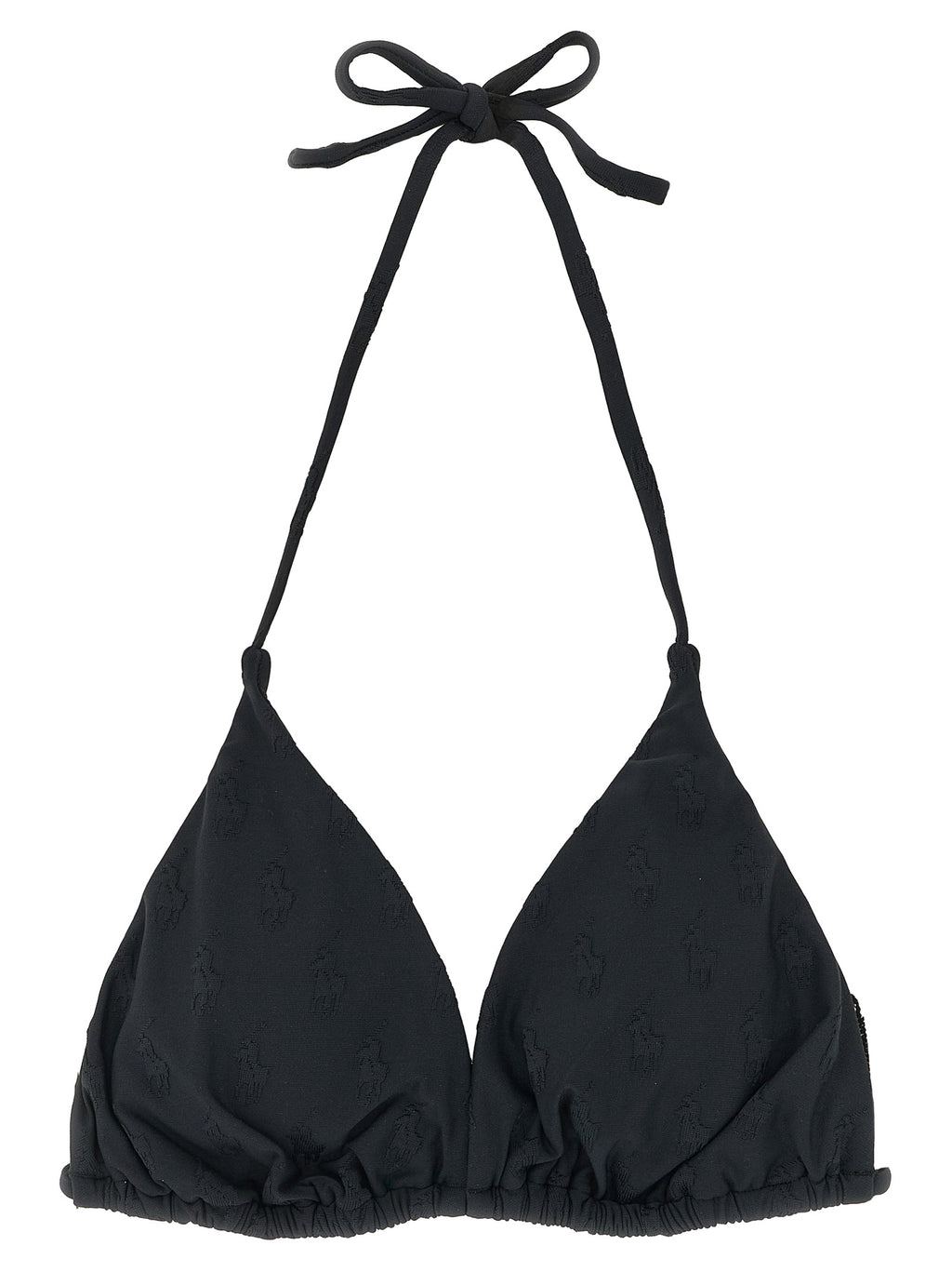Polo Ralph Lauren Schwarzer Bikini aus recyceltem Polyester