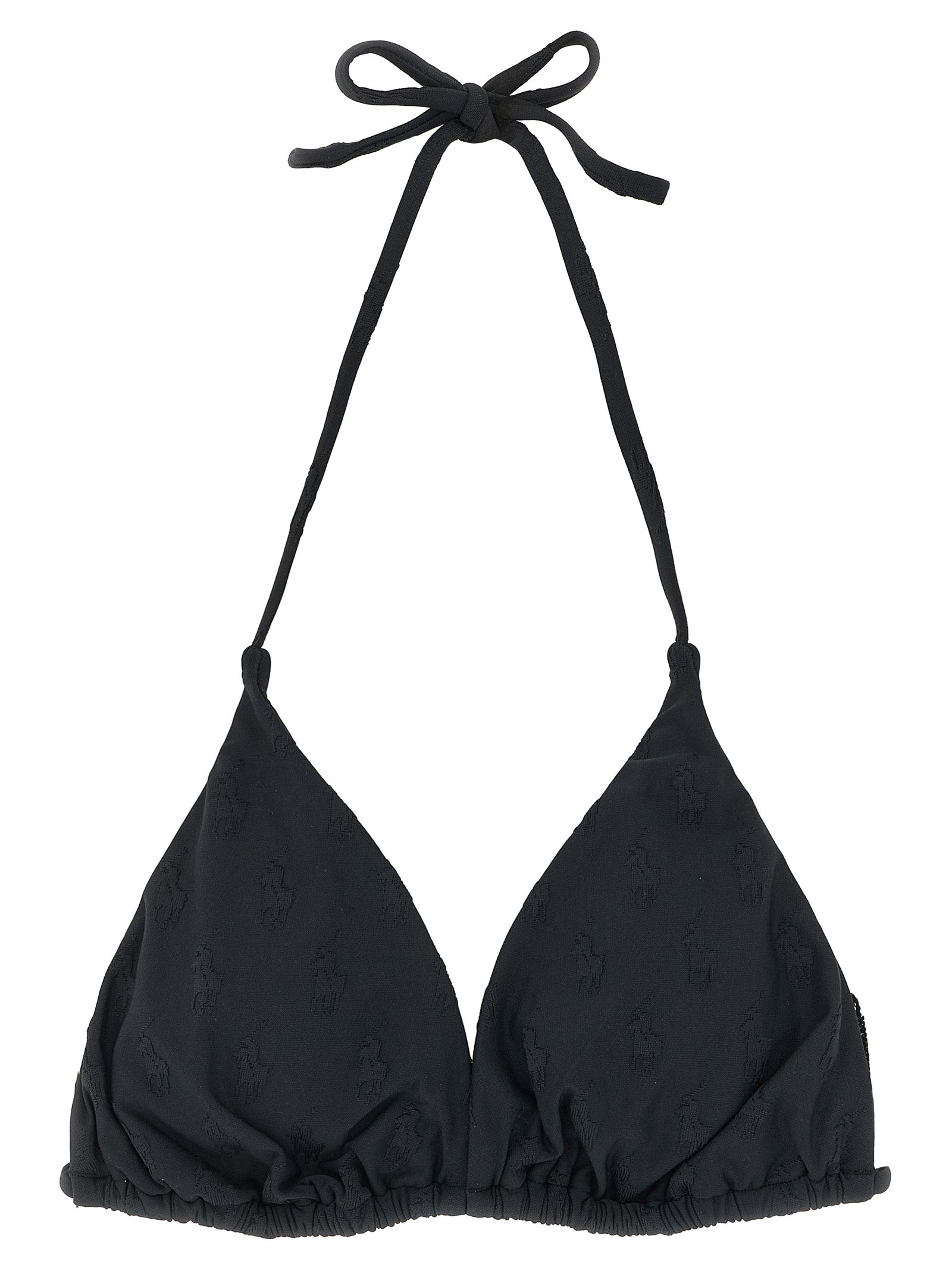 Polo Ralph Lauren Schwarzer Bikini aus recyceltem Polyester