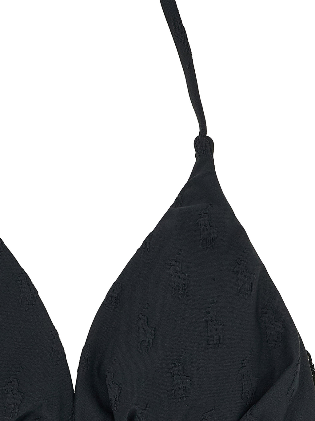 Polo Ralph Lauren Schwarzer Bikini aus recyceltem Polyester