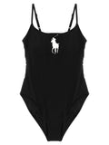 Polo Ralph Lauren Schwarzer Einteiler aus Nylon