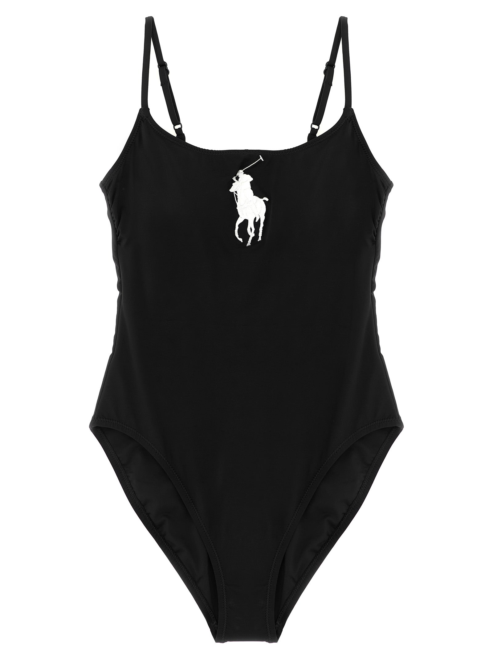 Polo Ralph Lauren Schwarzer Einteiler aus Nylon