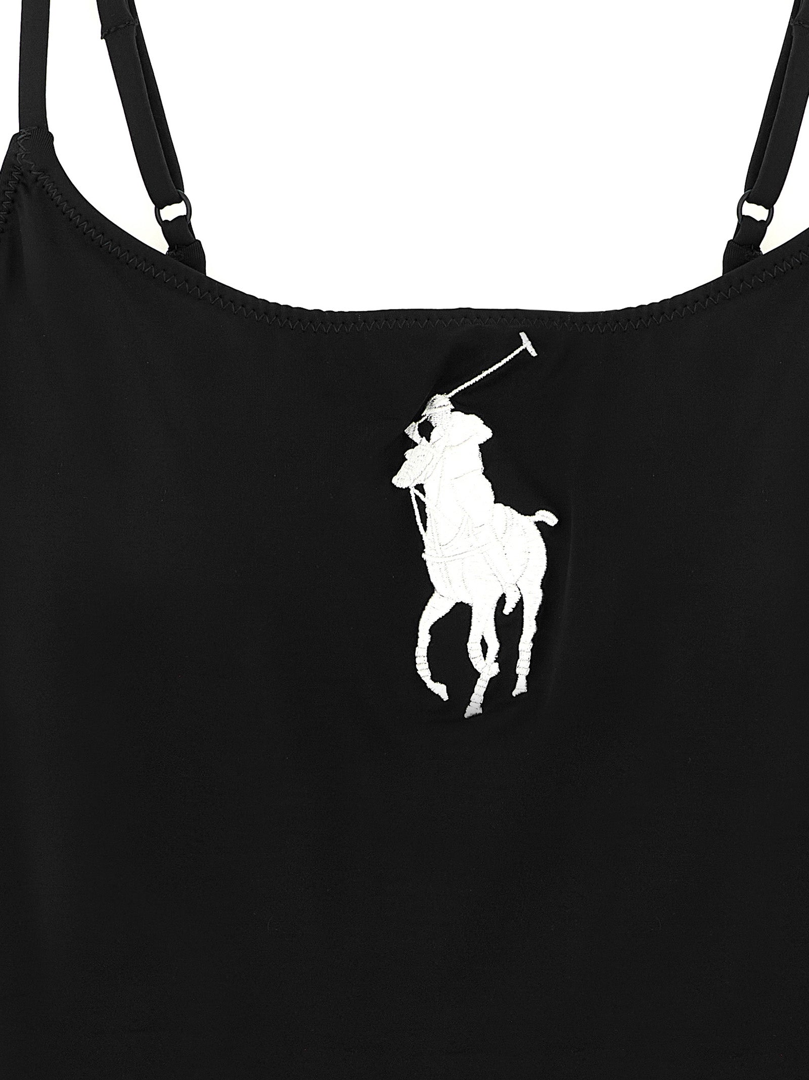Polo Ralph Lauren Schwarzer Einteiler aus Nylon
