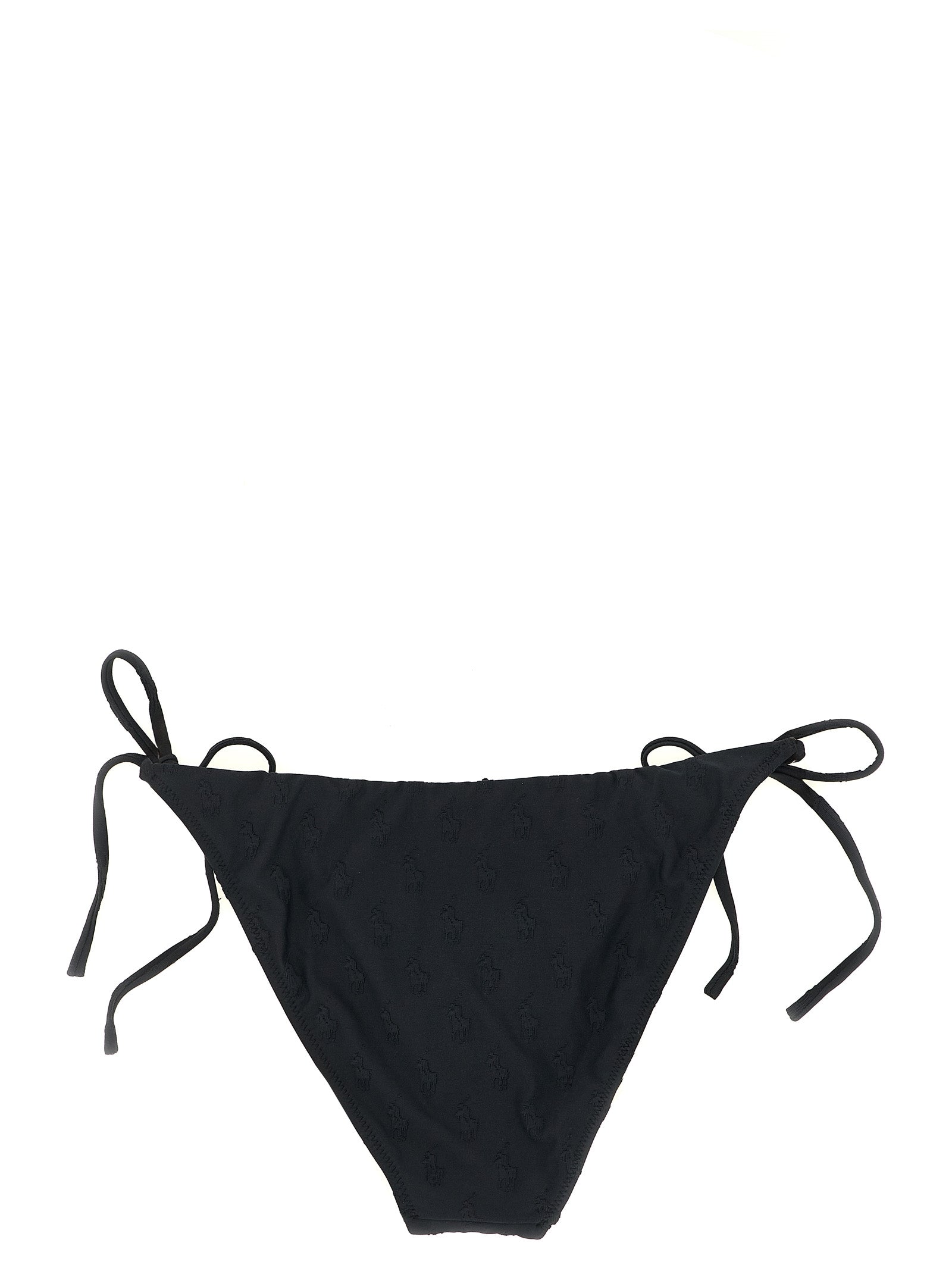 Polo Ralph Lauren Schwarzer Bikini aus recyceltem Polyester