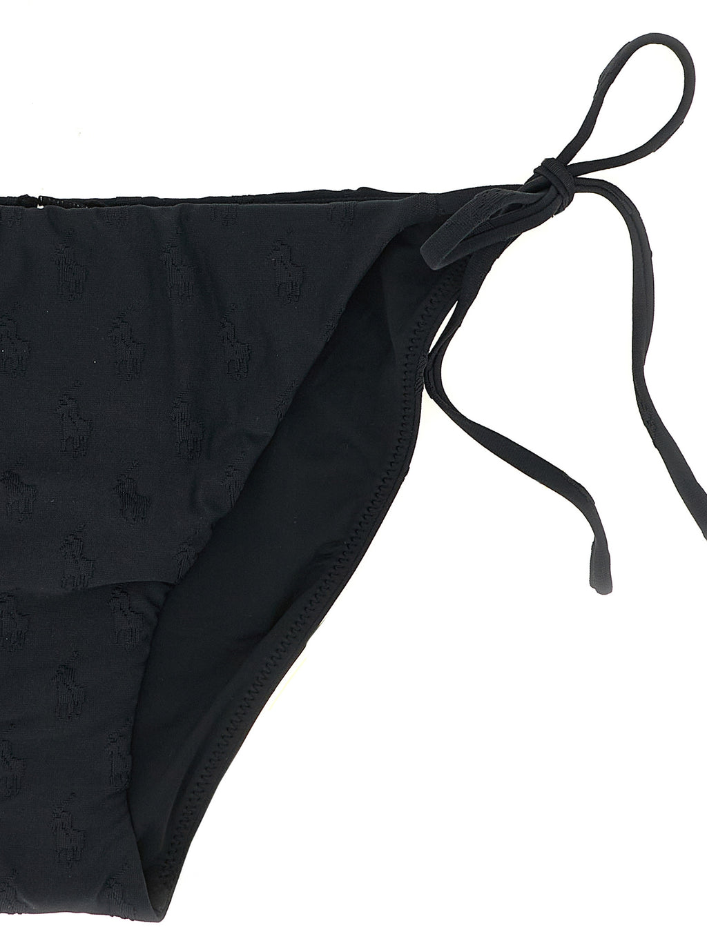 Polo Ralph Lauren Schwarzer Bikini aus recyceltem Polyester