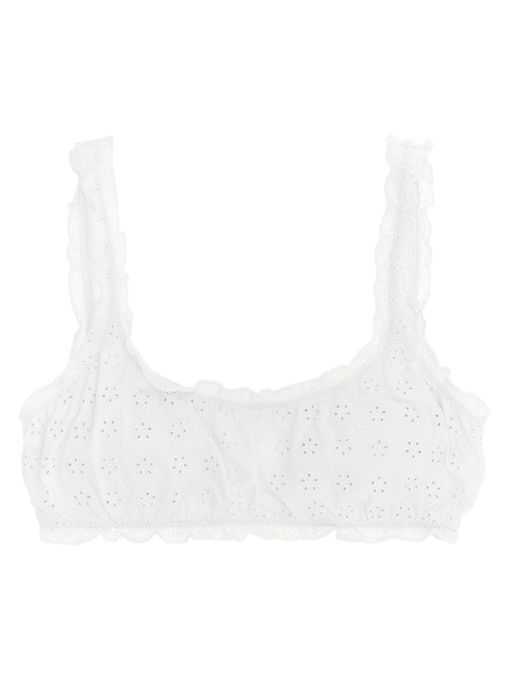 Polo Ralph Lauren Weißer Nylon-Bikini