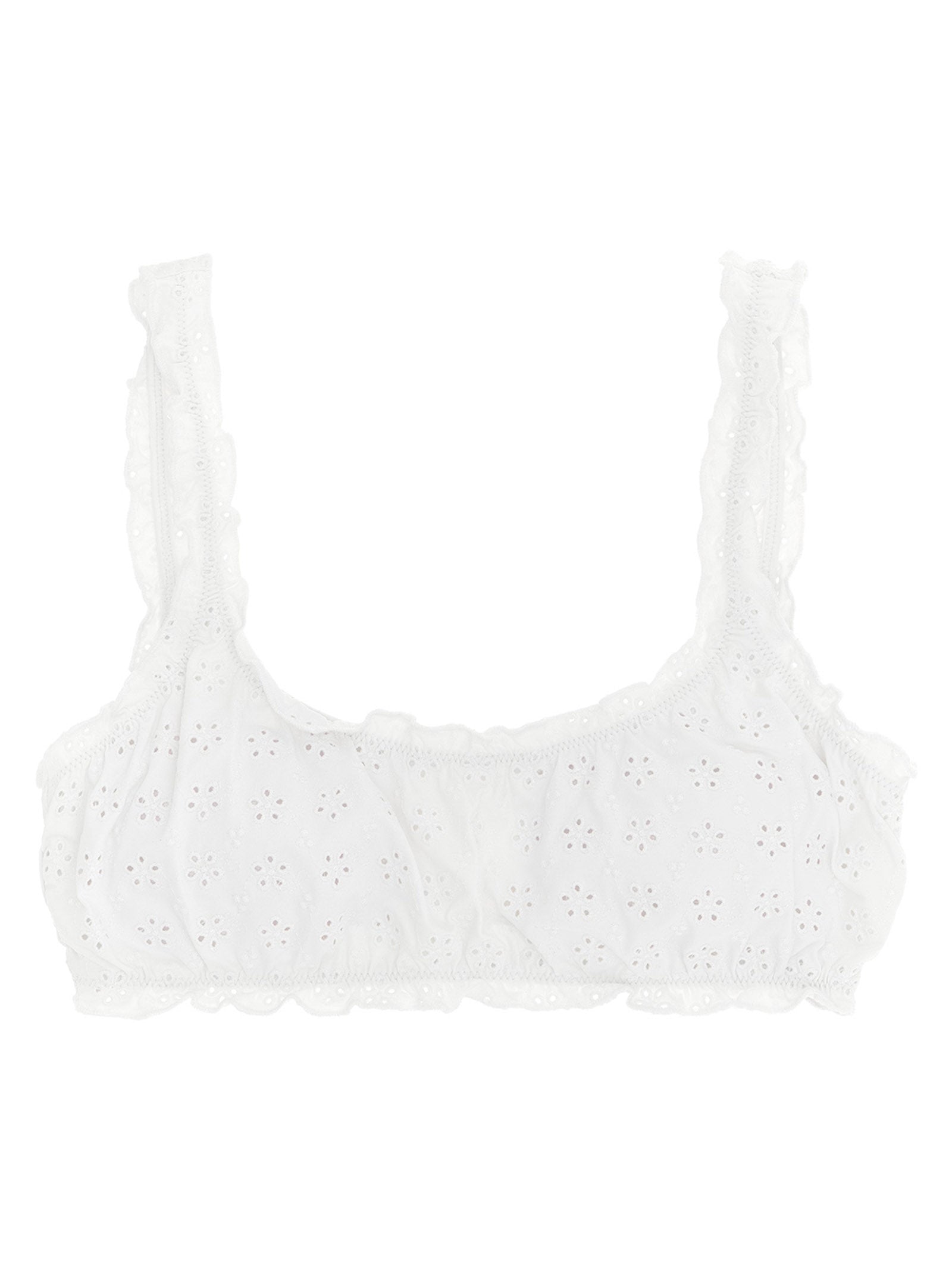 Polo Ralph Lauren Weißer Nylon-Bikini