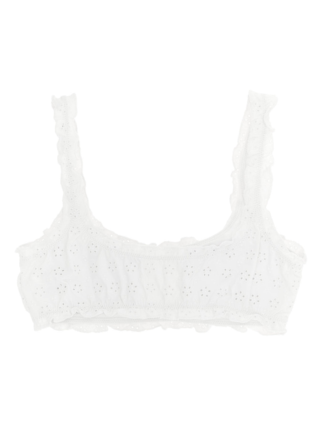 Polo Ralph Lauren Weißer Nylon-Bikini
