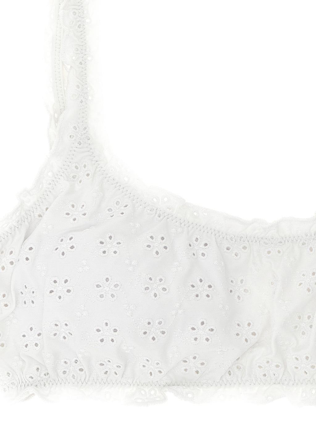 Polo Ralph Lauren Weißer Nylon-Bikini