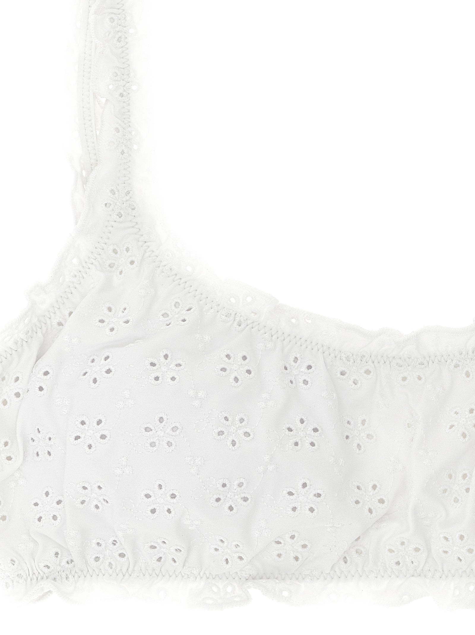 Polo Ralph Lauren Weißer Nylon-Bikini
