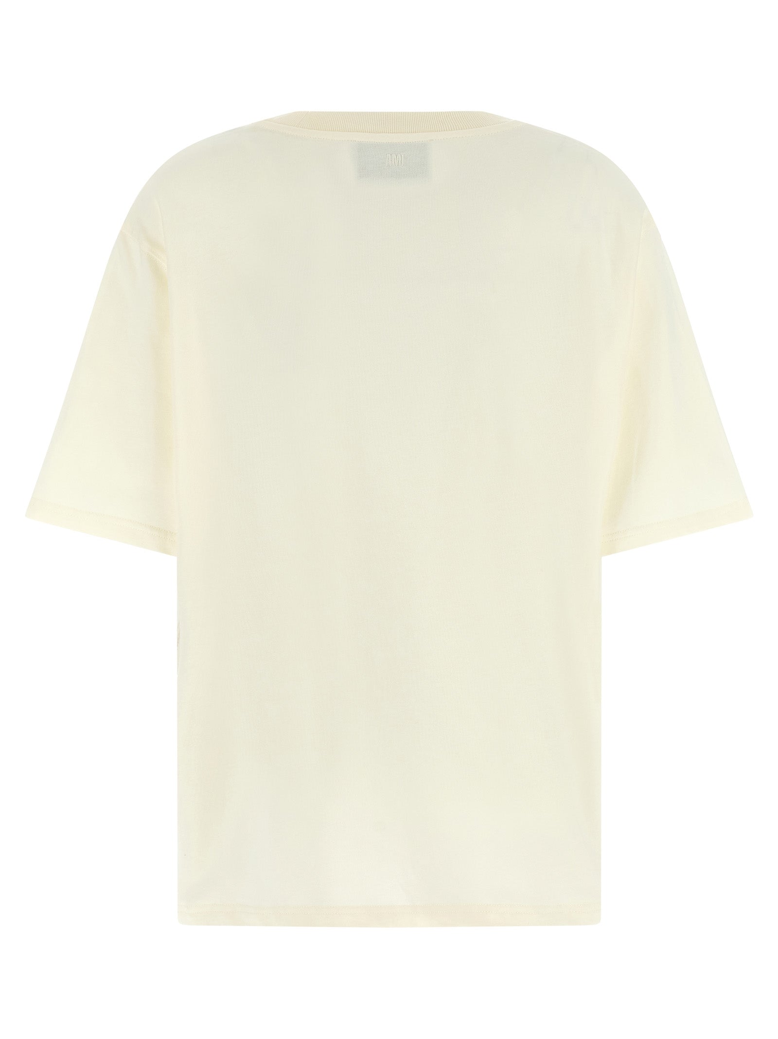 Ami Paris Weißes Baumwoll-T-Shirt