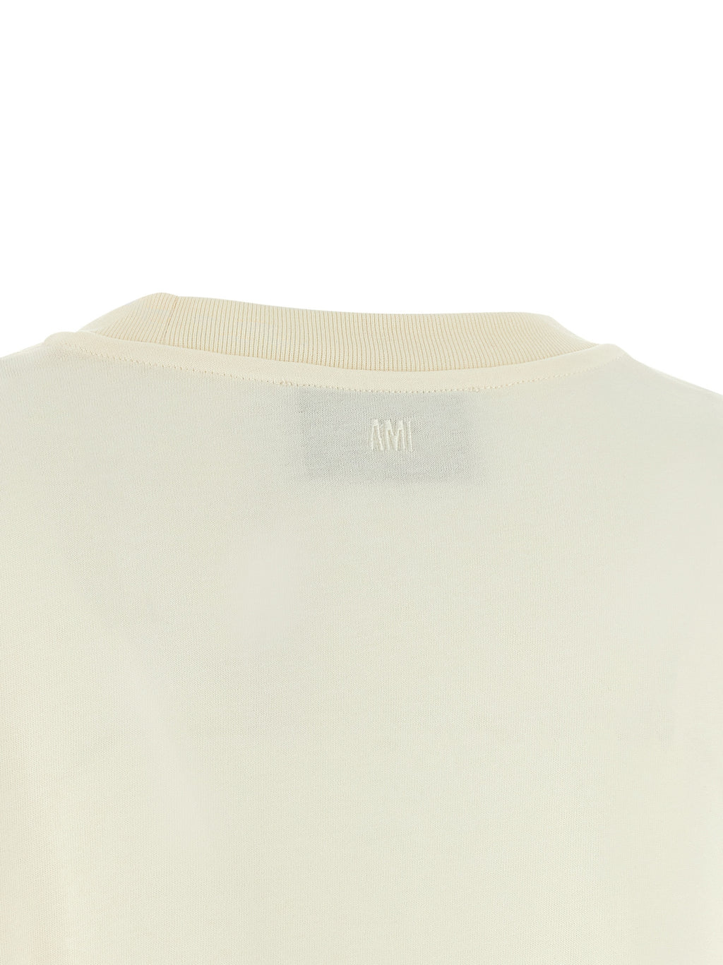 Ami Paris Weißes Baumwoll-T-Shirt