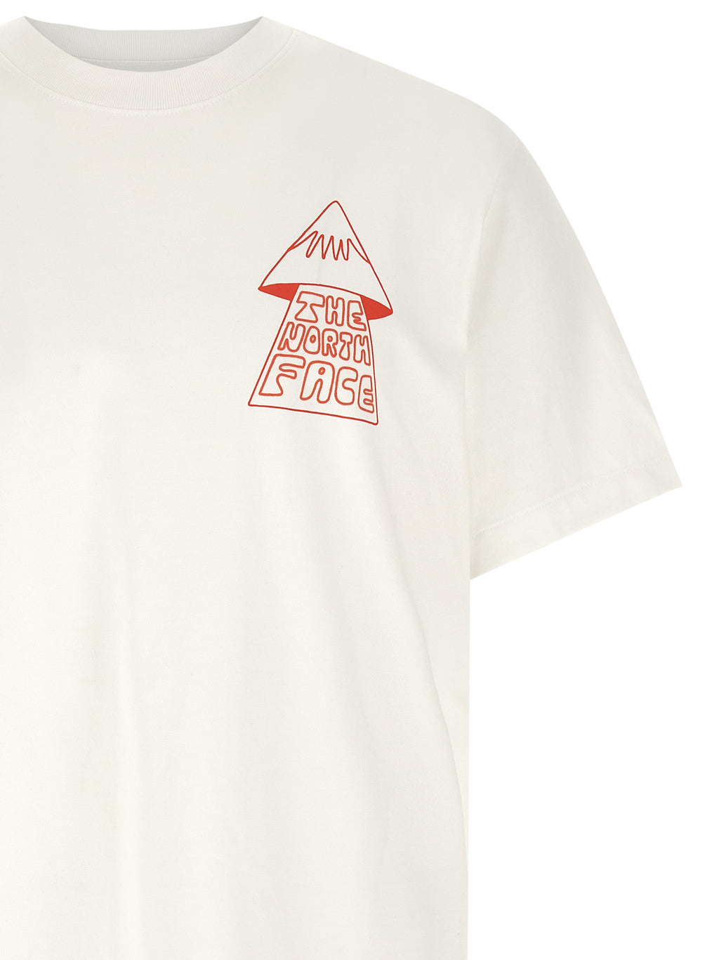 The North Face Weißes Baumwoll-T-Shirt