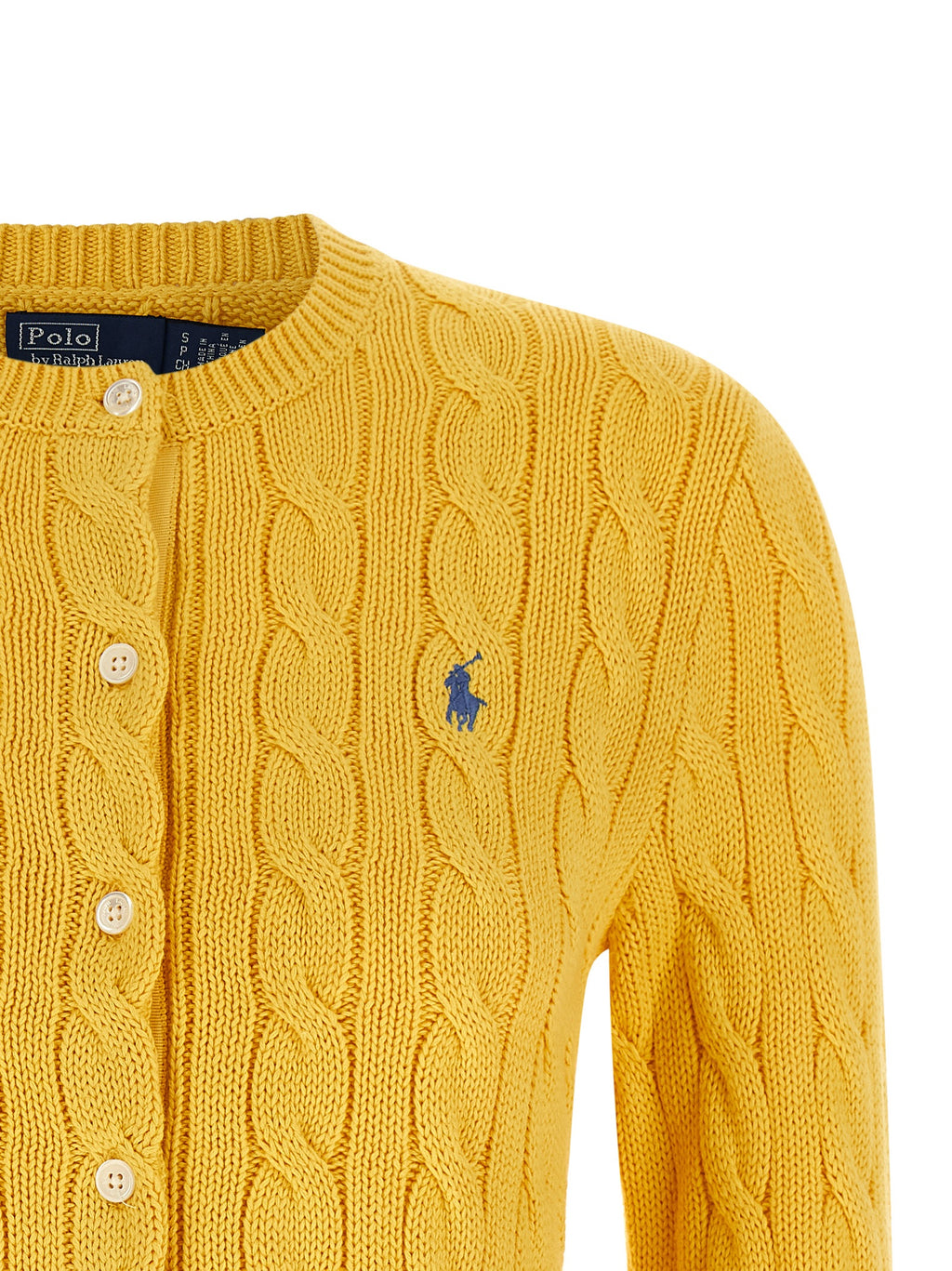 Polo Ralph Lauren Baumwoll-Cardigan in Zweifarbenoptik