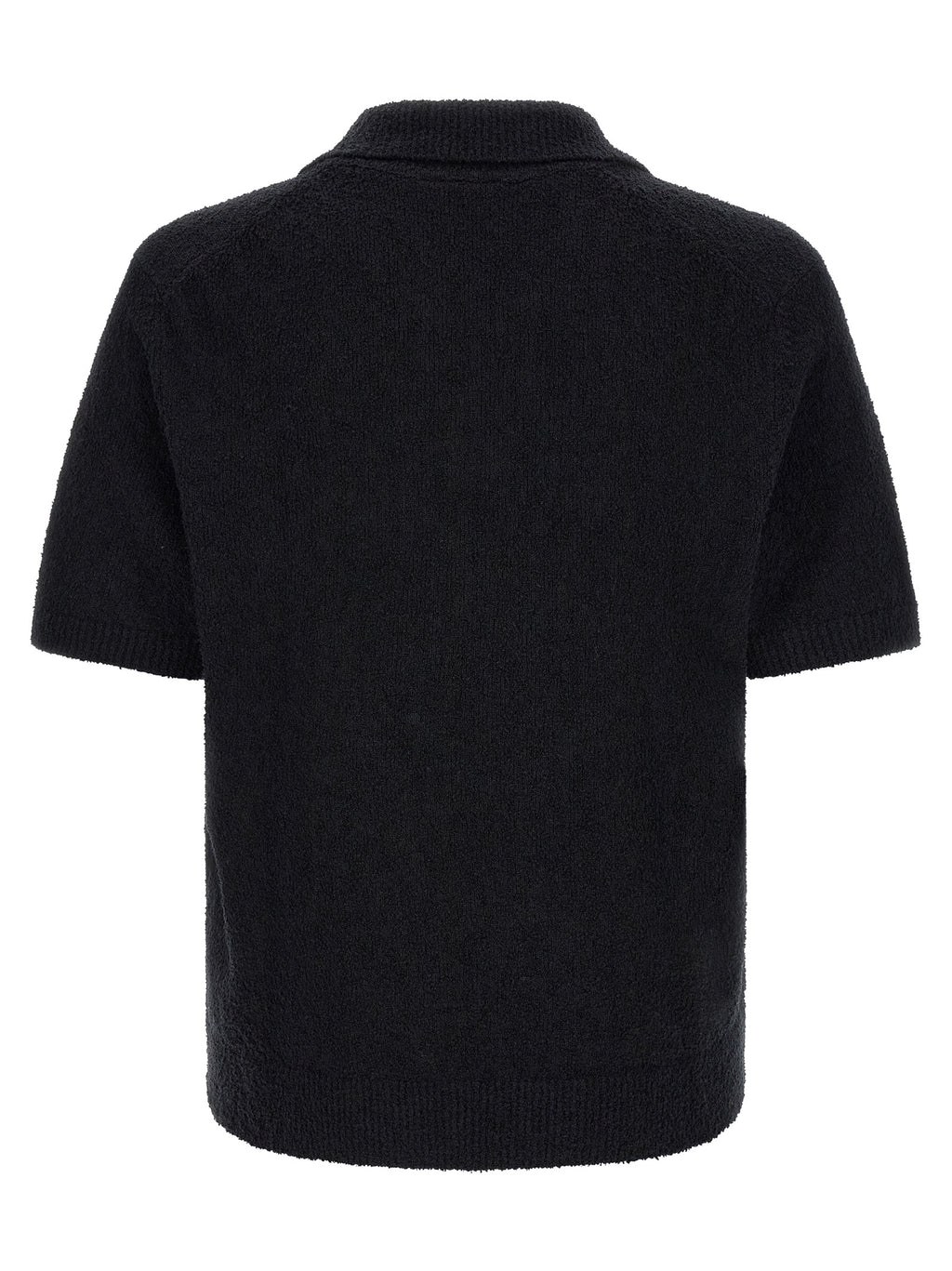 Lacoste Schwarzes Baumwoll-Poloshirt