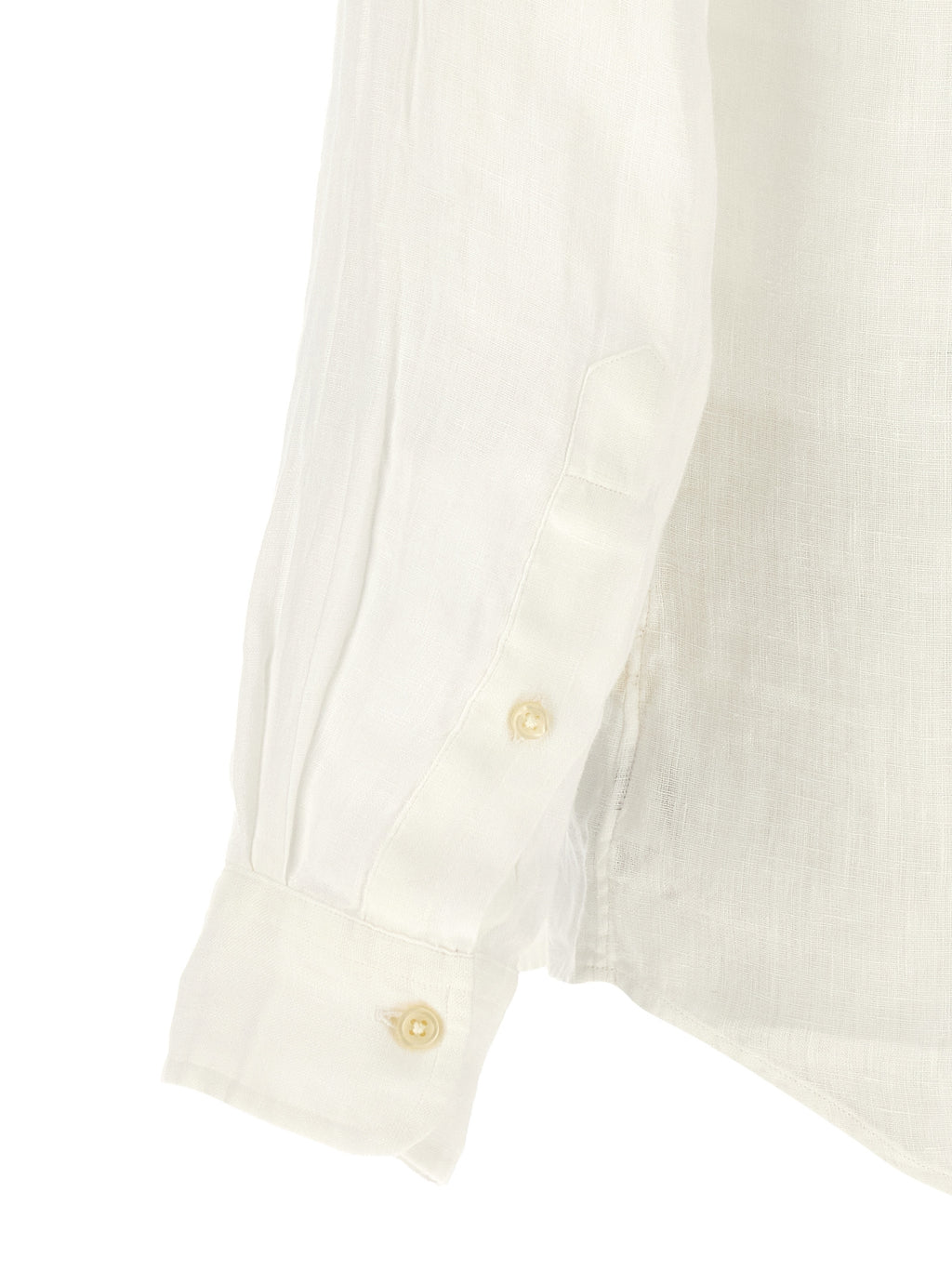 Polo Ralph Lauren Weiße Leinenbluse
